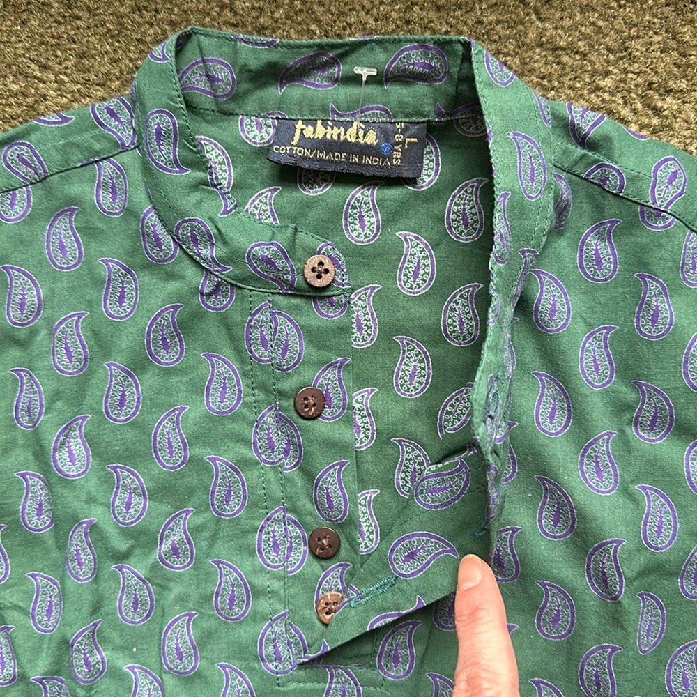 NWOT Indian fabindia Shirt
